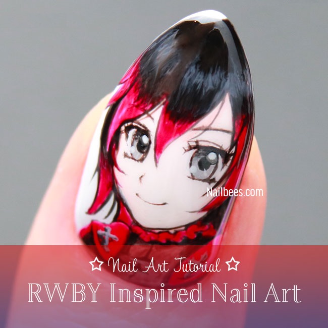 RWBY INSPIRED NAIL ART